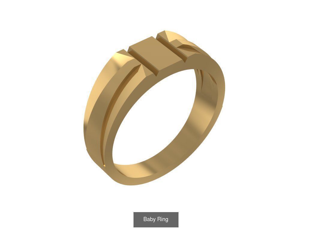 Baby Rings 33 3D Model Collection_27