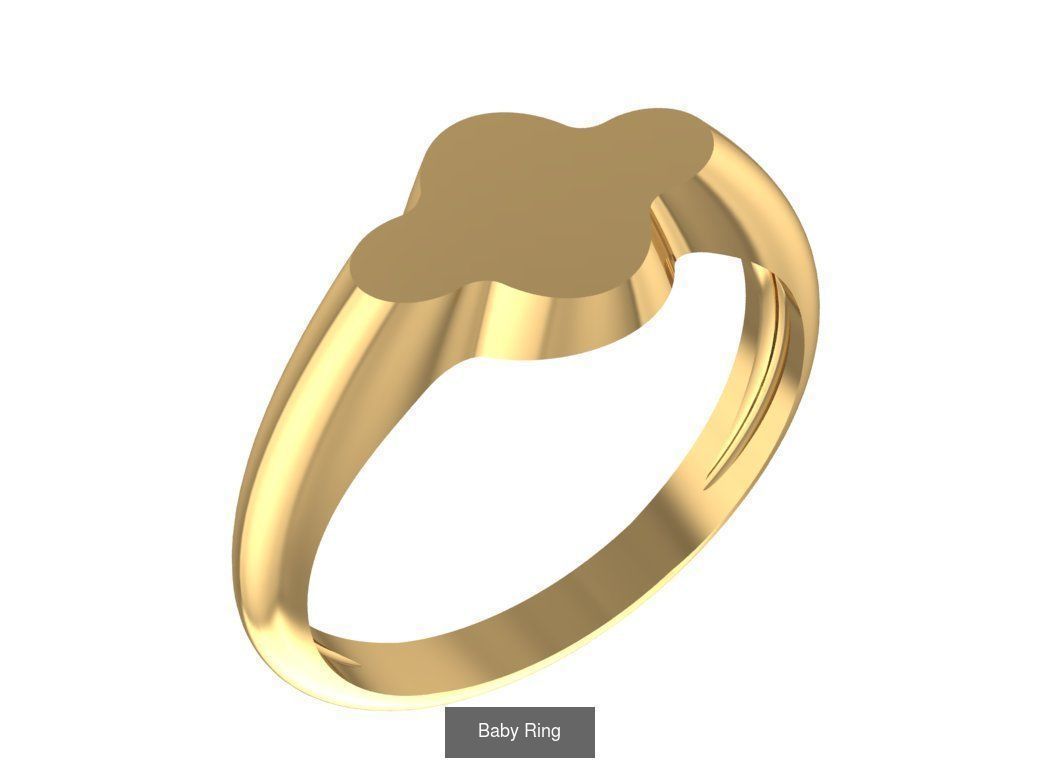 Baby Rings 33 3D Model Collection_30