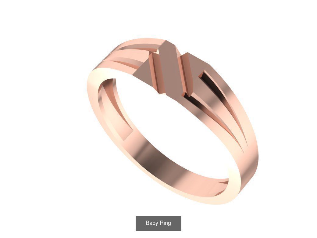 Baby Rings 33 3D Model Collection_28