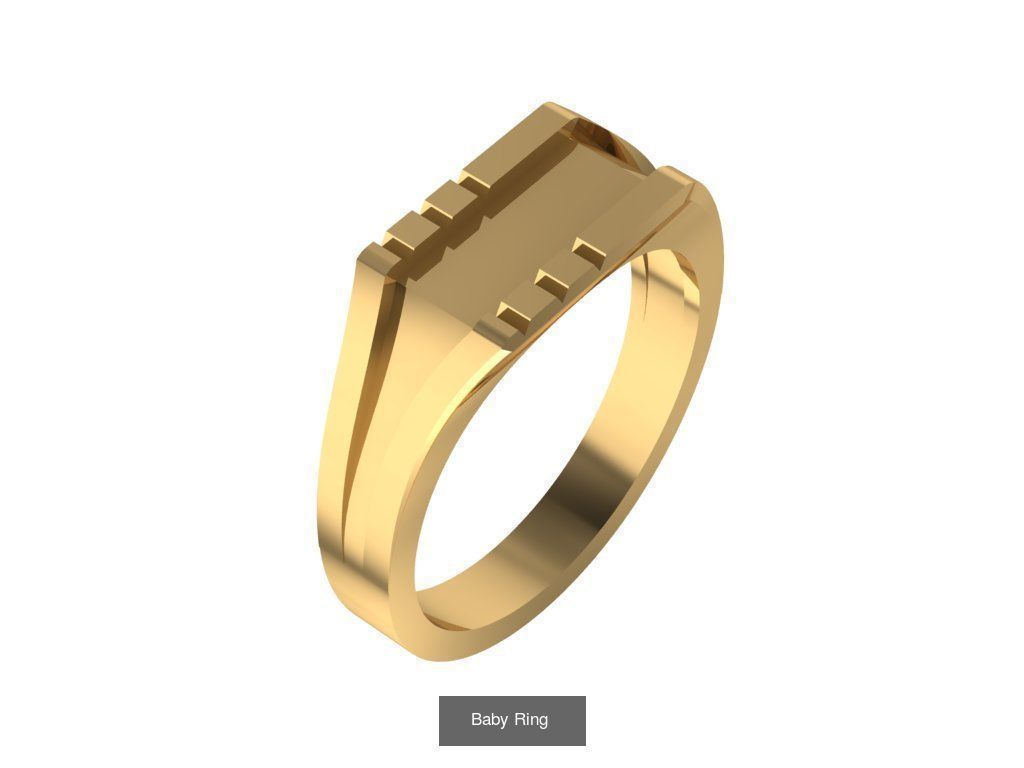 Baby Rings 33 3D Model Collection_22
