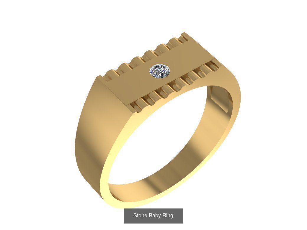 Baby Rings 33 3D Model Collection_29