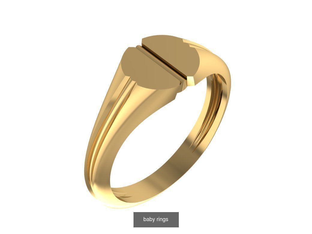 Baby Rings 33 3D Model Collection_36
