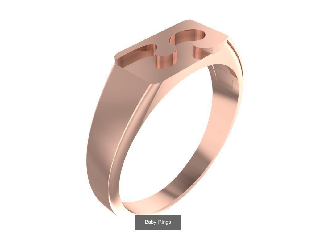 Baby Rings 33 3D Model Collection_14