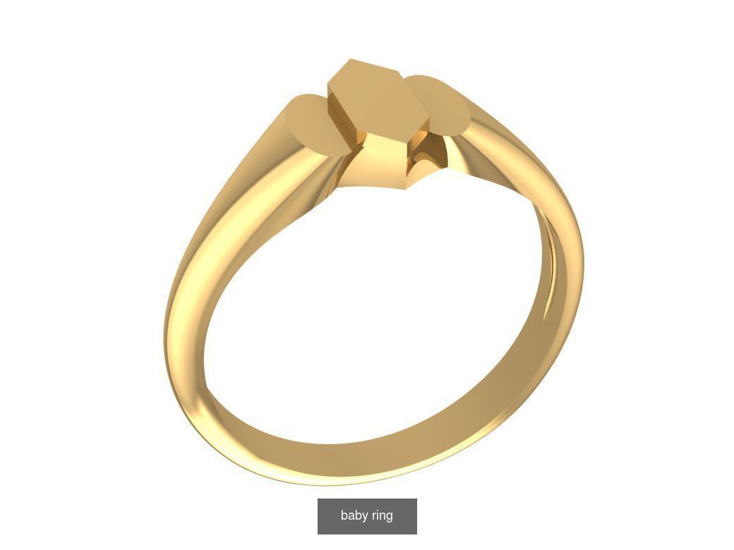 Baby Rings 33 3D Model Collection_37