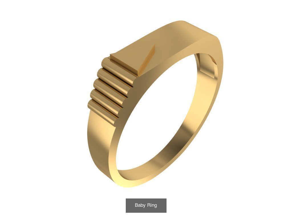 Baby Rings 33 3D Model Collection_9