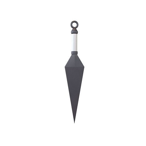 Kunai v1 002 Low-poly 3D model