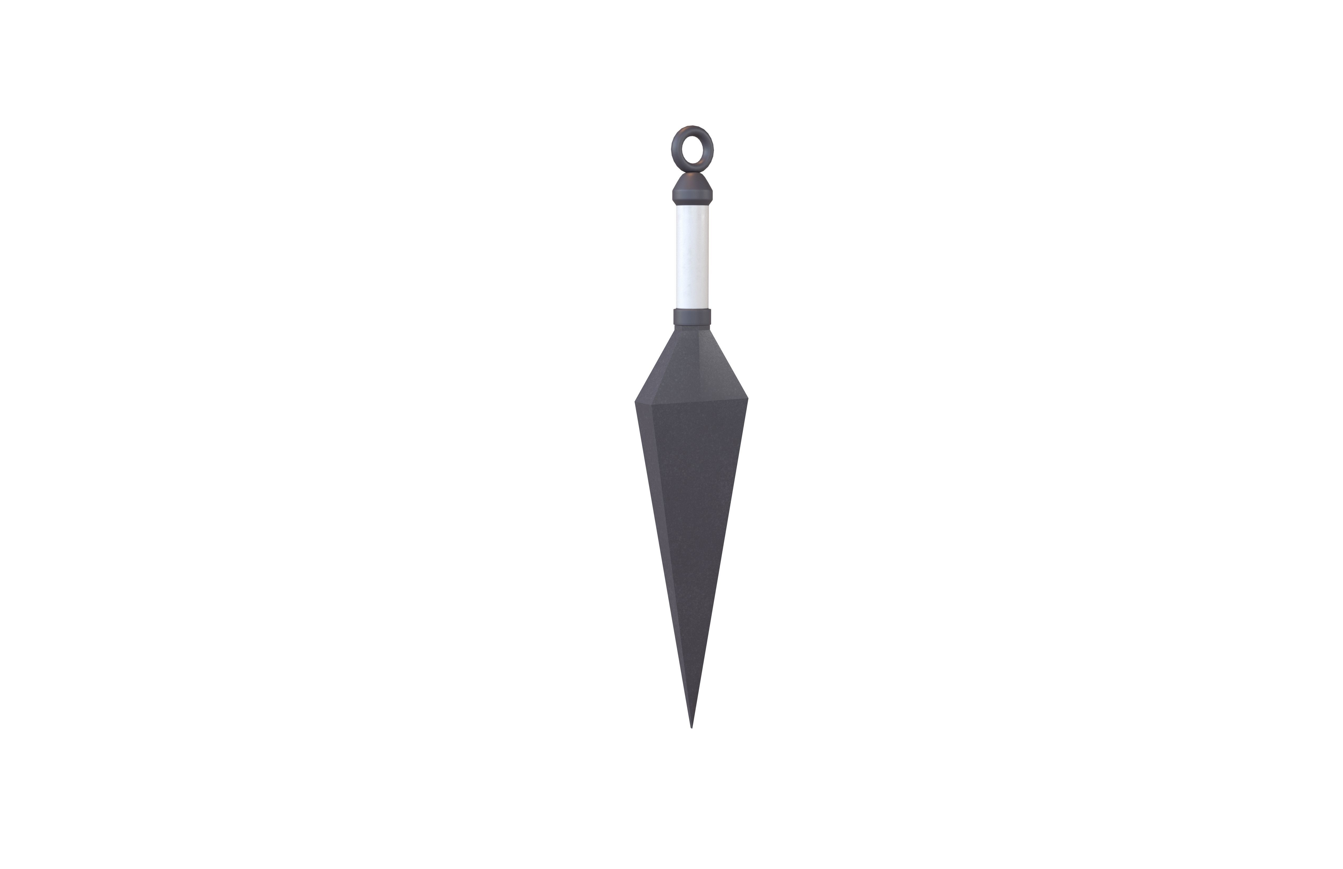 Kunai v1 002 Low-poly 3D model_1