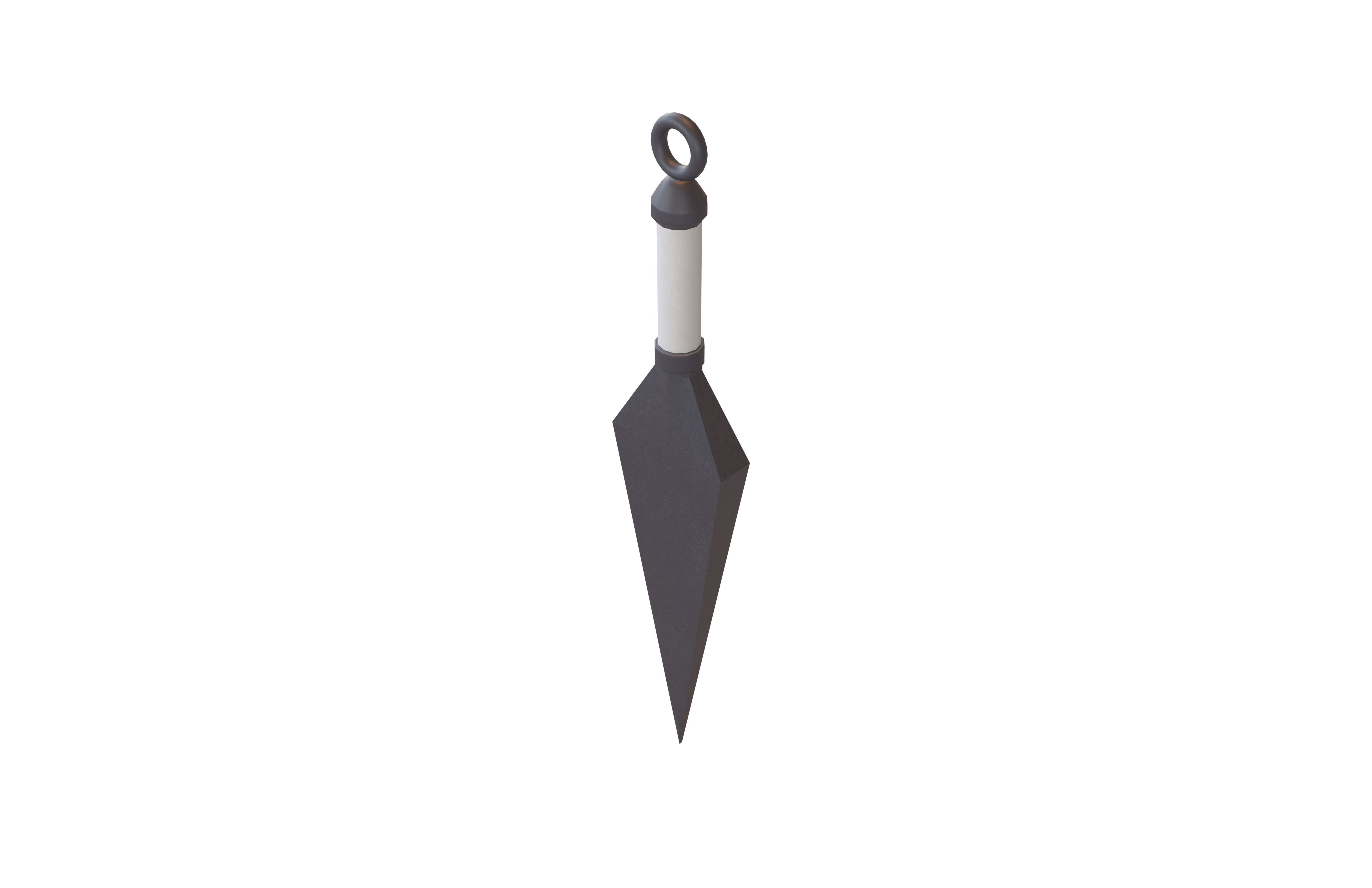 Kunai v1 002 Low-poly 3D model_2