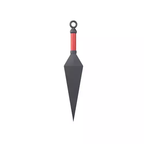 Kunai v1 002 Low-poly 3D model