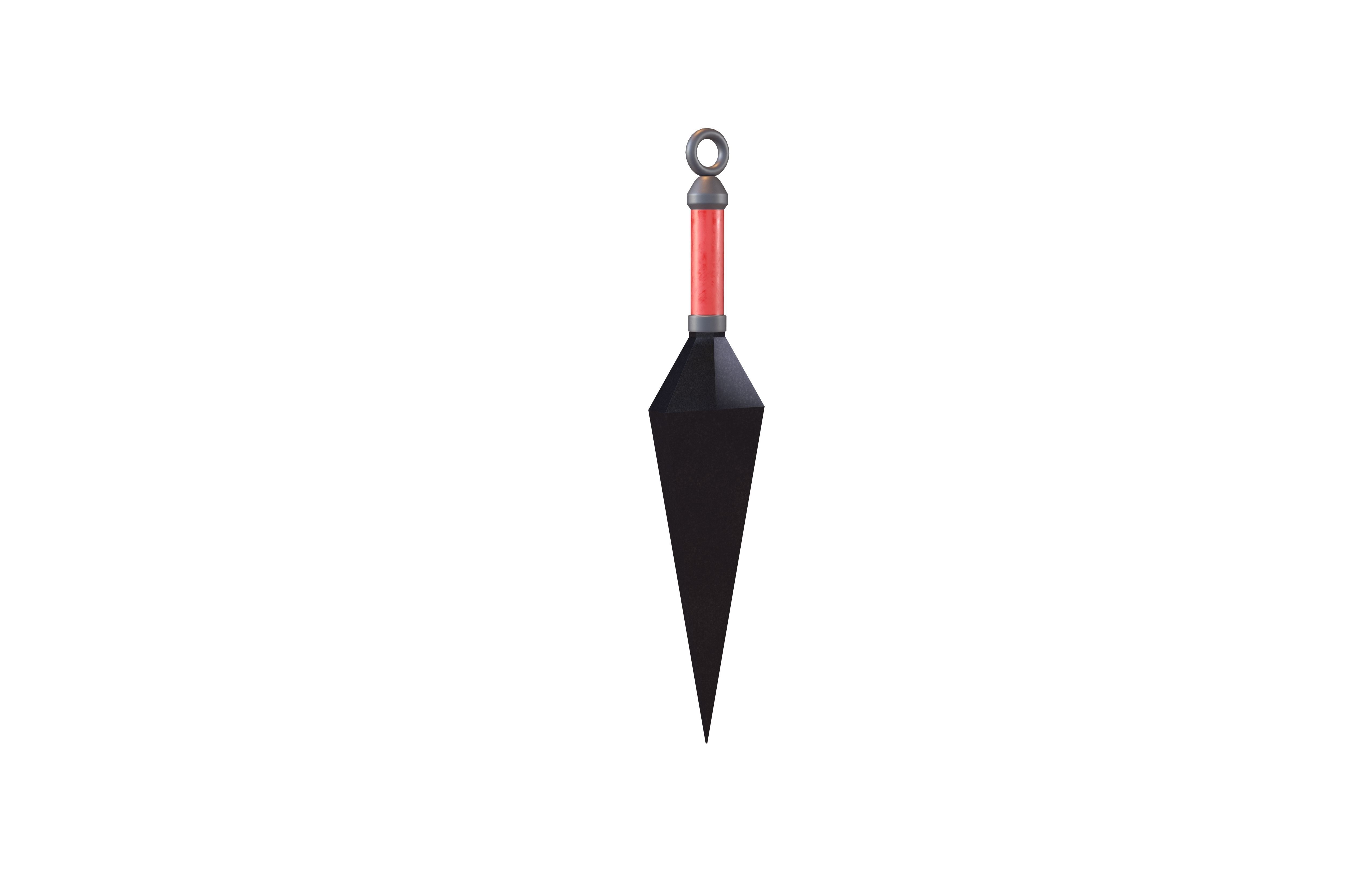 Kunai v1 006 Low-poly 3D model_1