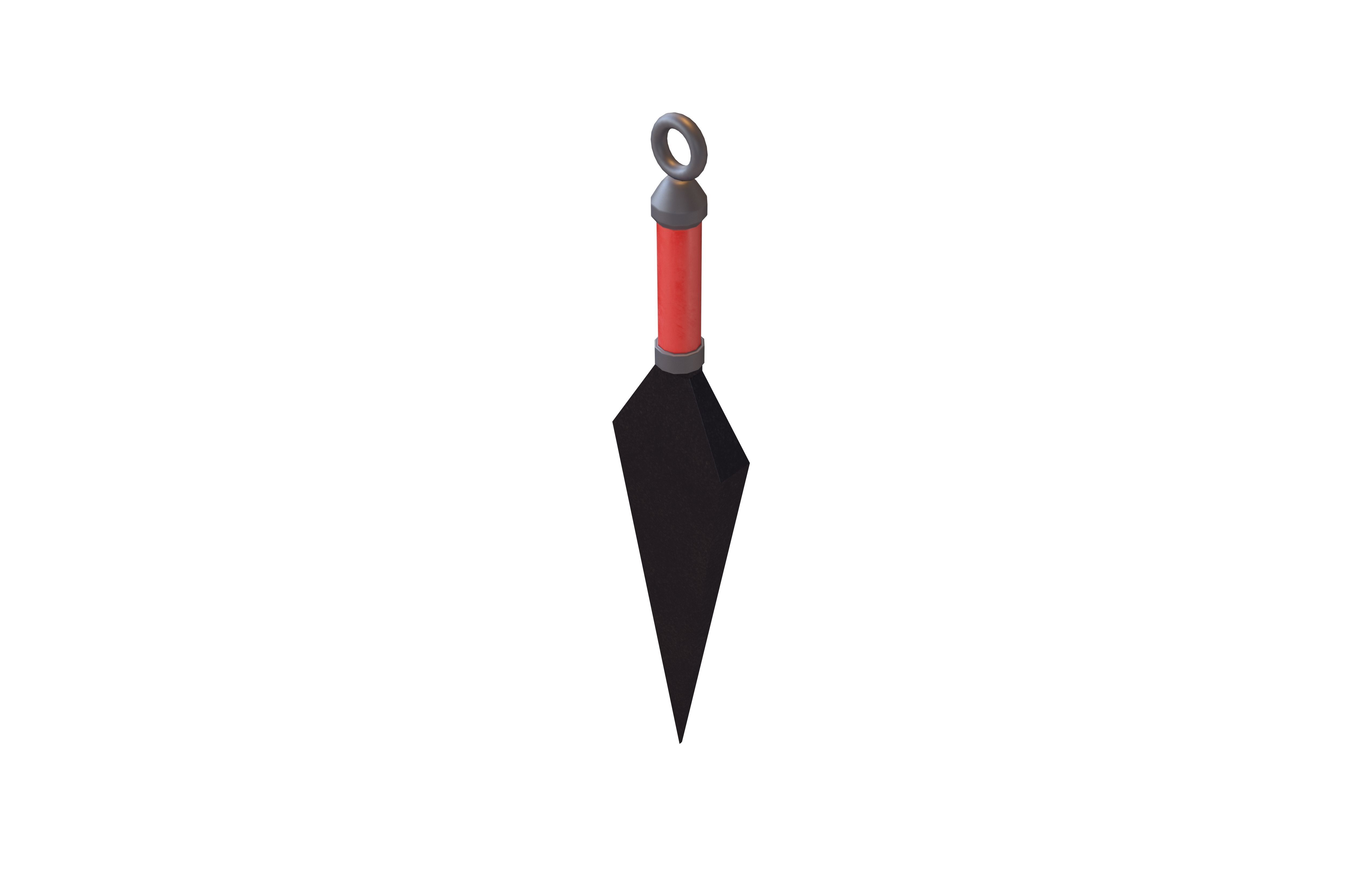 Kunai v1 006 Low-poly 3D model_2
