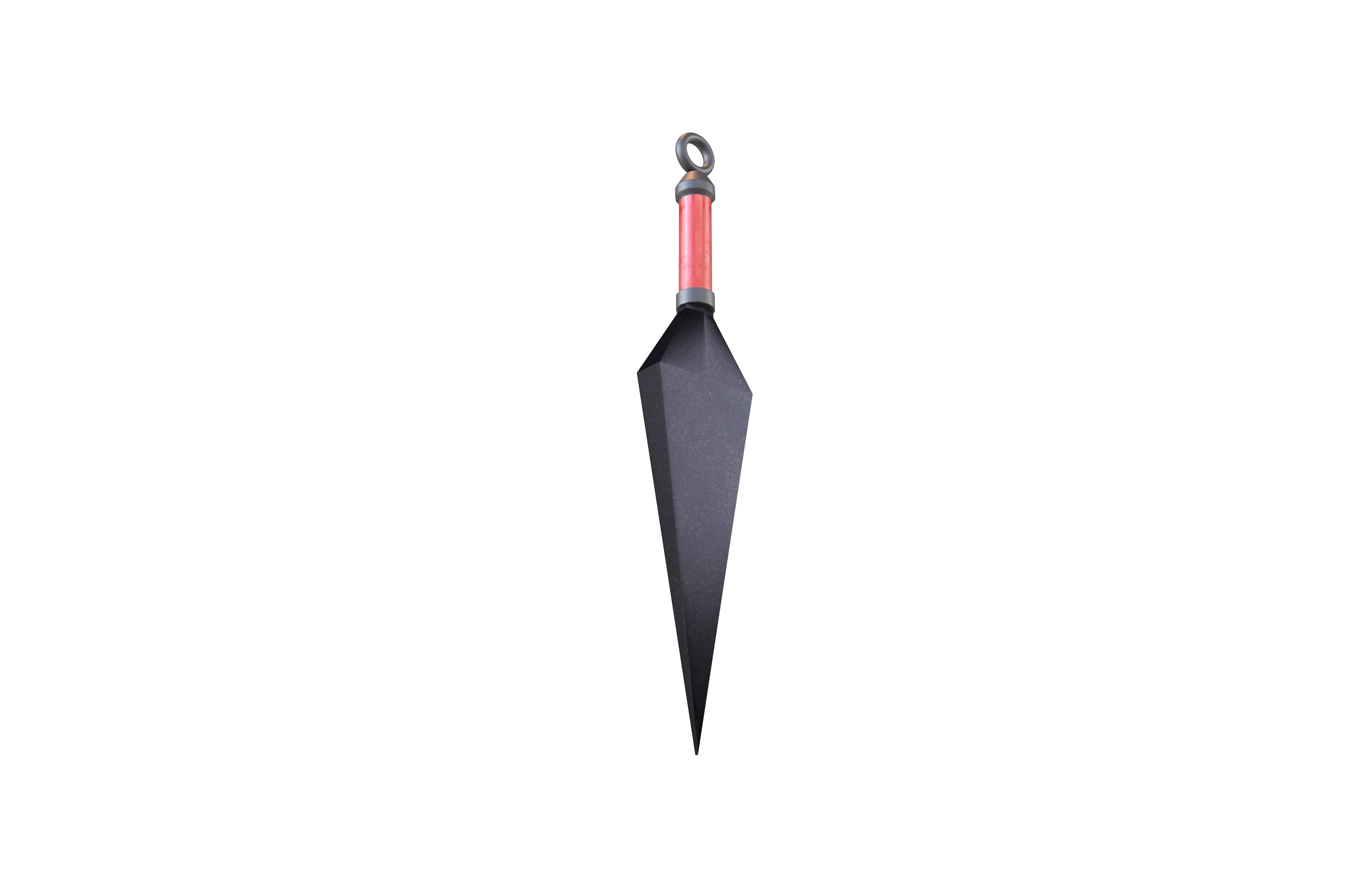 Kunai v1 006 Low-poly 3D model_3