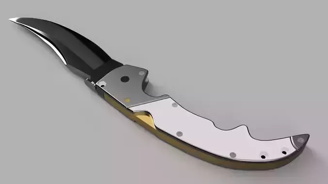 Falchion Knife - CSGO 3D print model