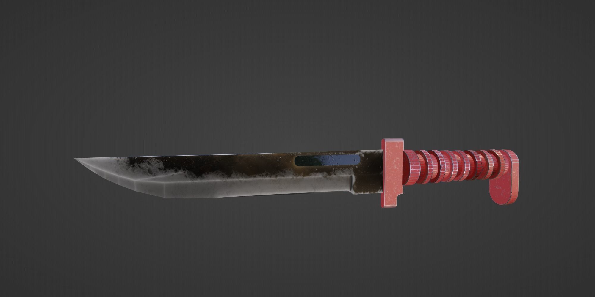 Knife 3d Model Low-poly 3D model_5