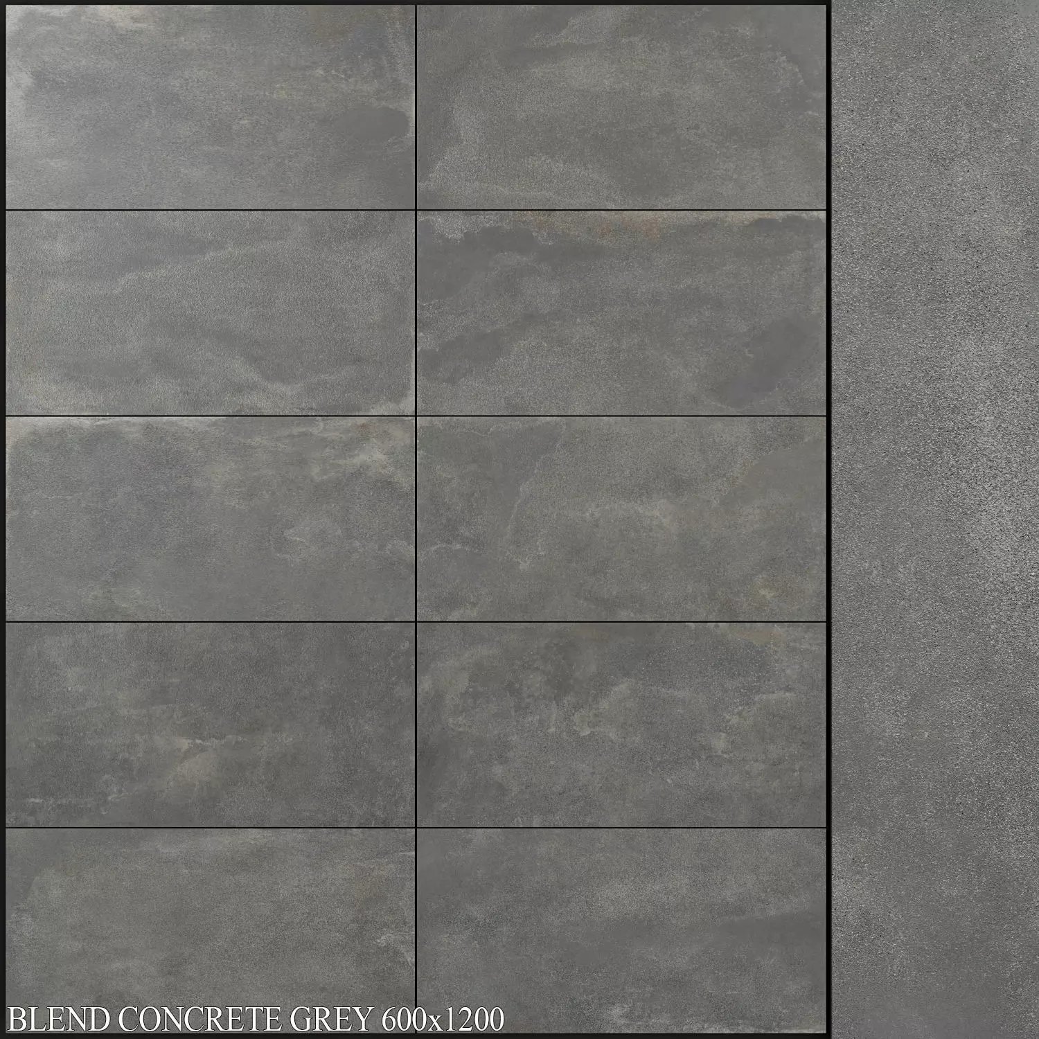ABK Blend Concrete Grey 600x1200 3D model_0