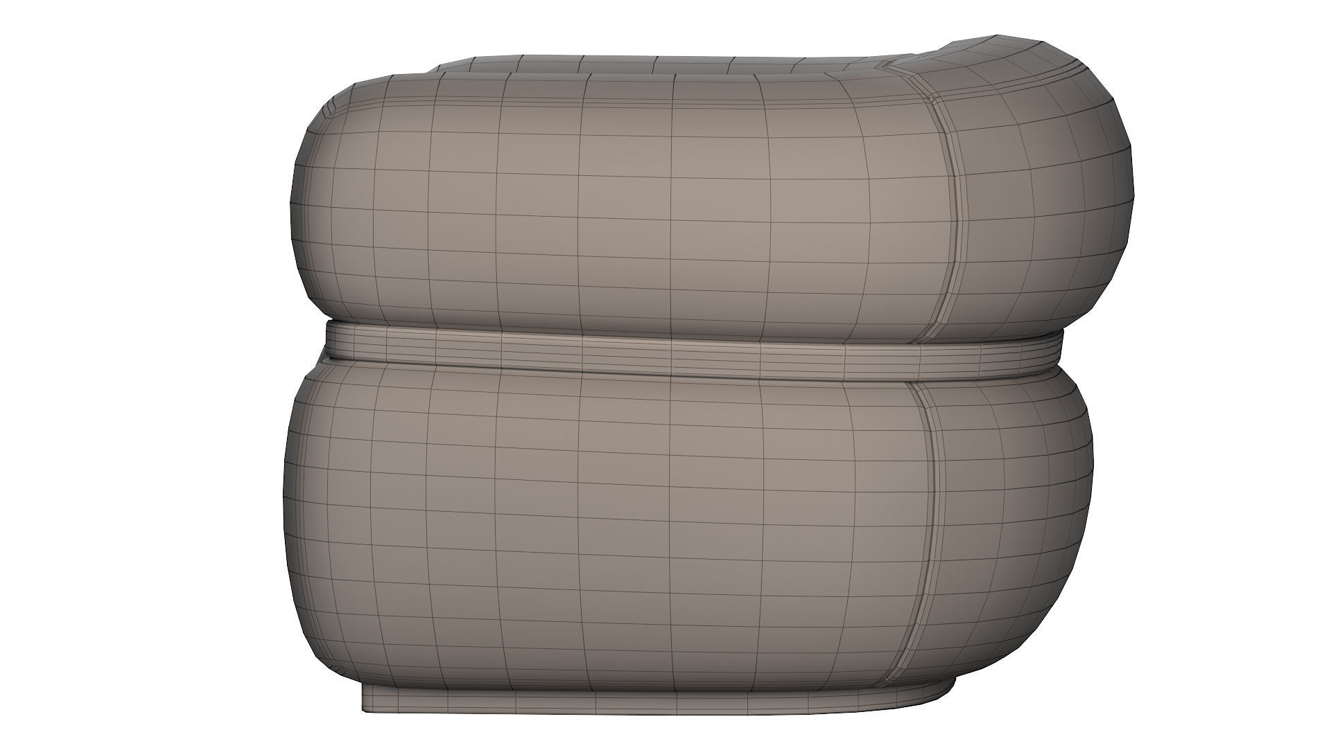 Malibu armchair 3D model_9