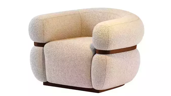 Malibu armchair 3D model