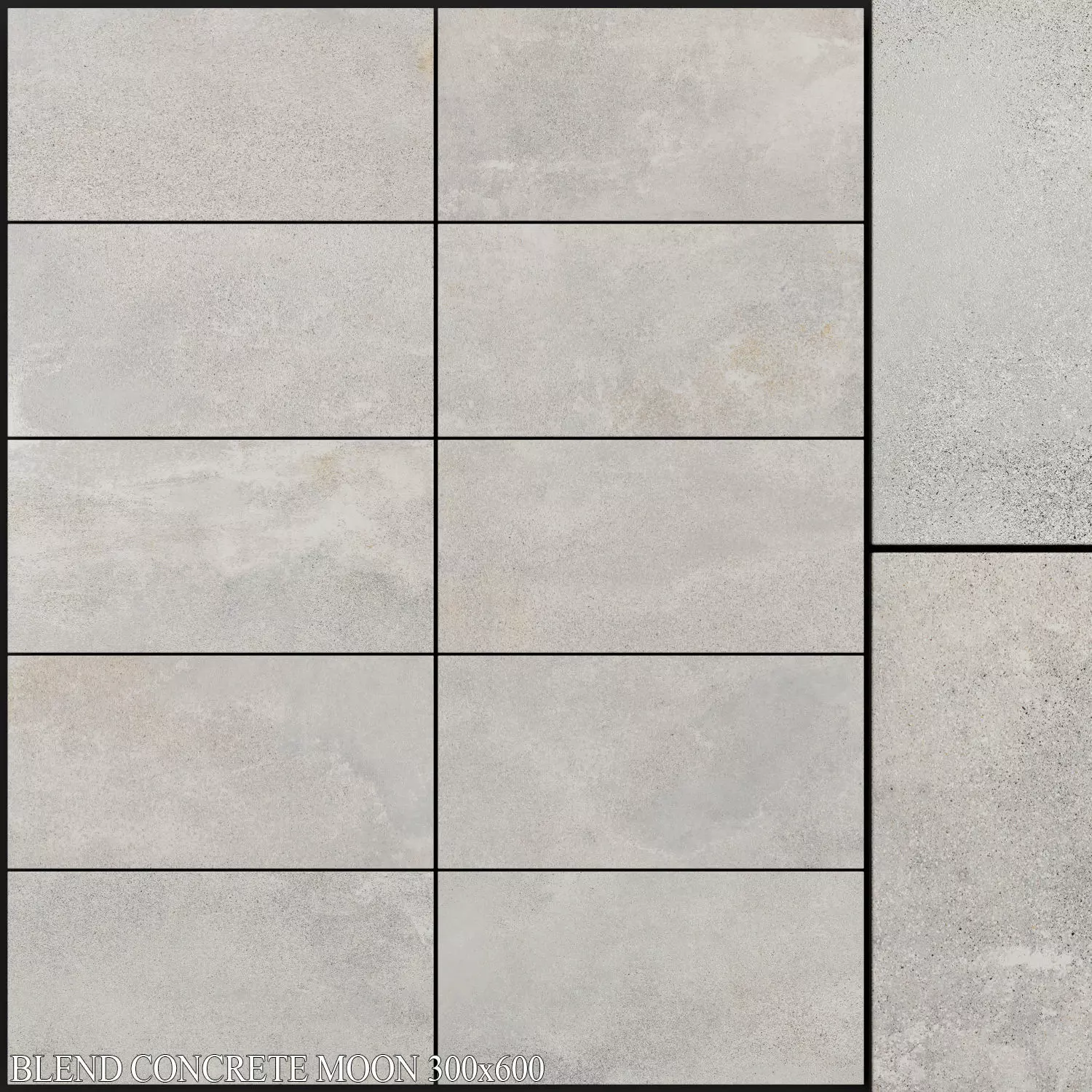 ABK Blend Concrete Moon 300x600 3D model_0