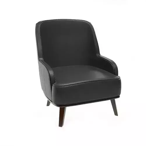 Armchair leather lounge chair