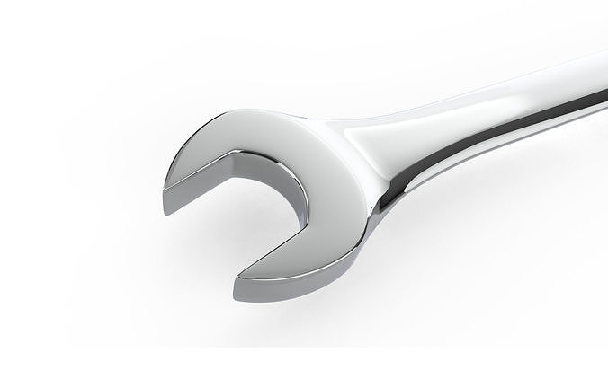 Wrench Tool 3d model and print Low-poly 3D model