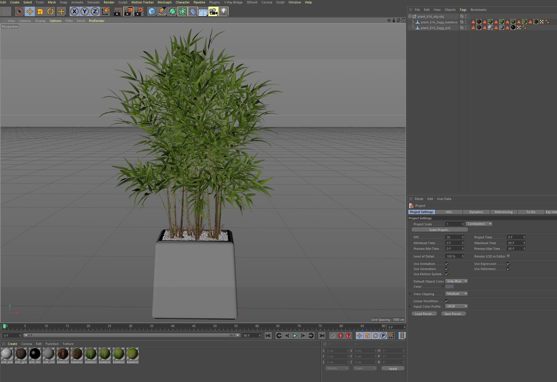 Plants collection 616 3D model_5
