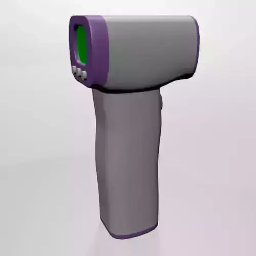 Infrared Forehead Thermometer 01 3D model