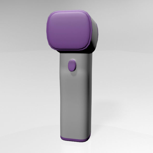 Infrared Forehead Thermometer 01 3D model_18