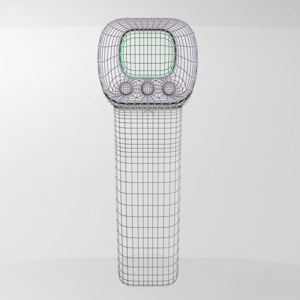 Infrared Forehead Thermometer 01 3D model_15