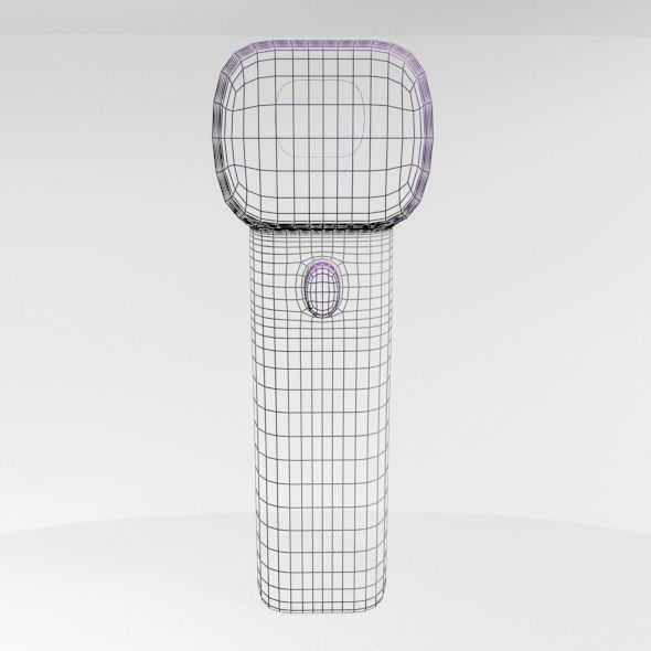 Infrared Forehead Thermometer 01 3D model_11
