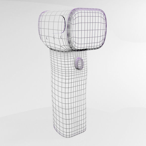 Infrared Forehead Thermometer 01 3D model_10