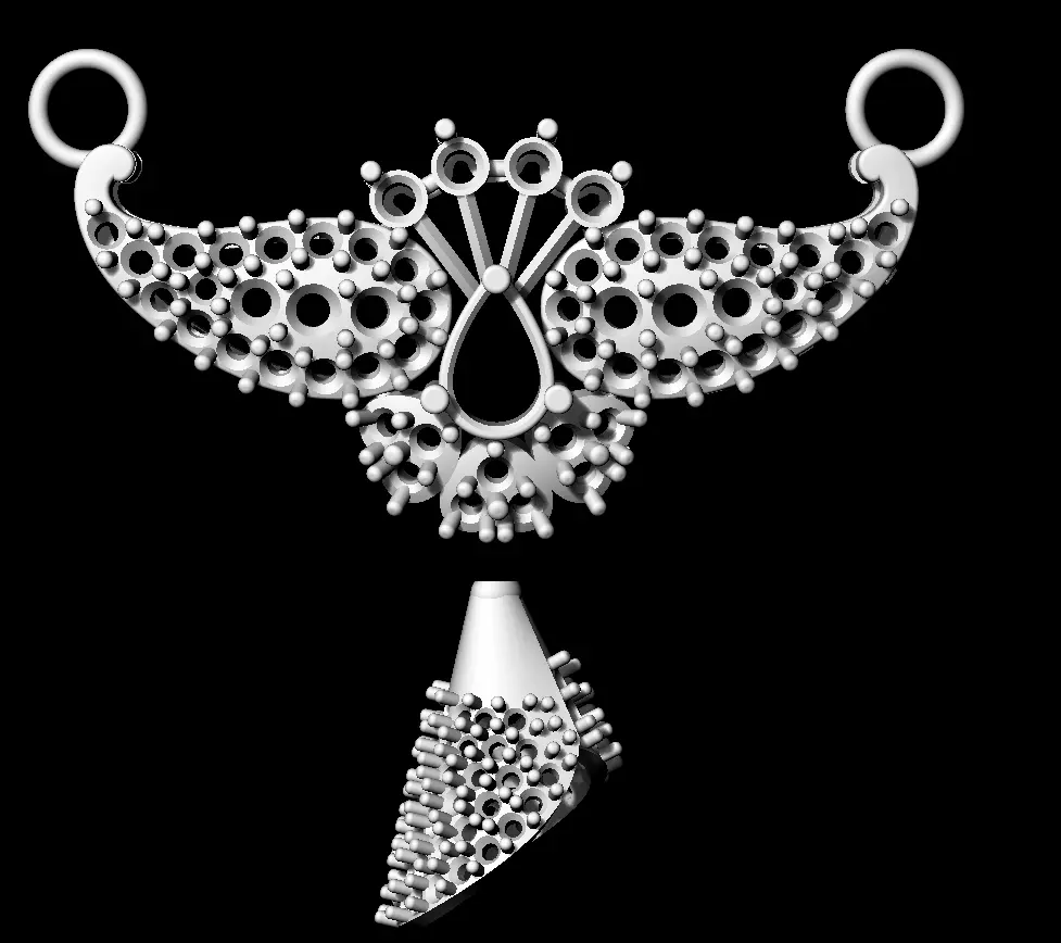 Tanmonia pendent 3D print model_0