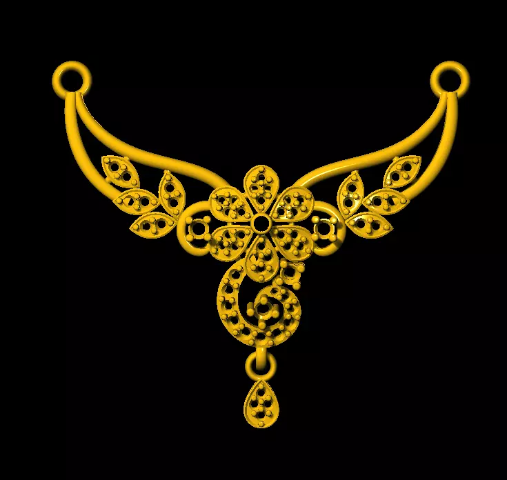 Tanmonia pendent 3D print model_0