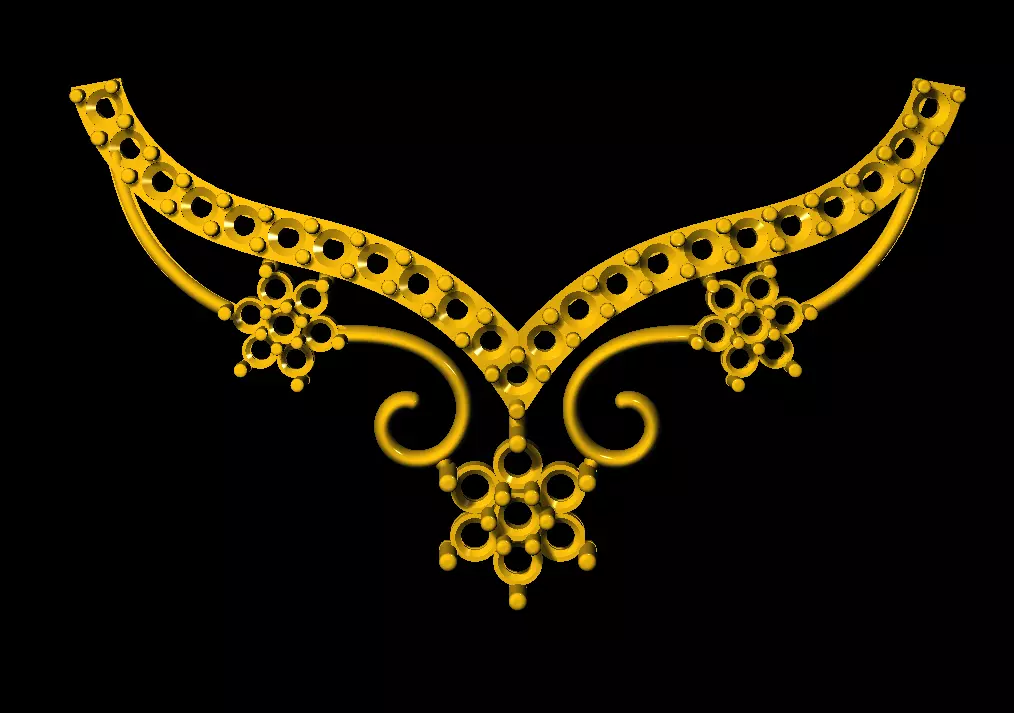 Tanmonia pendent 3D print model_0