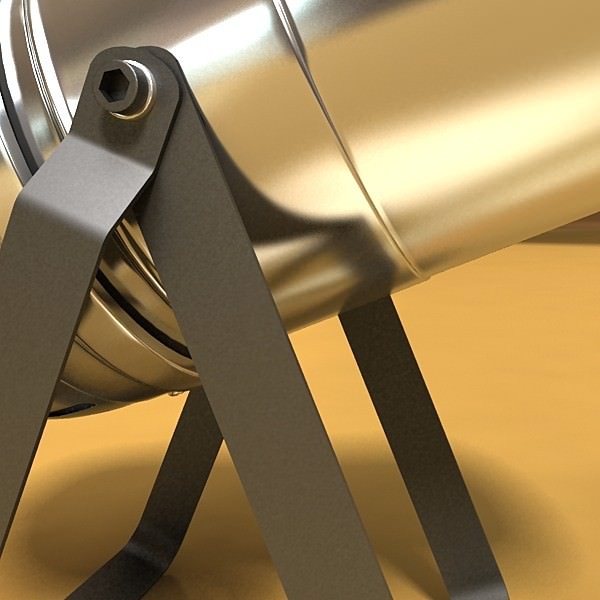 Spotlight Stage Light 05 3D model_4