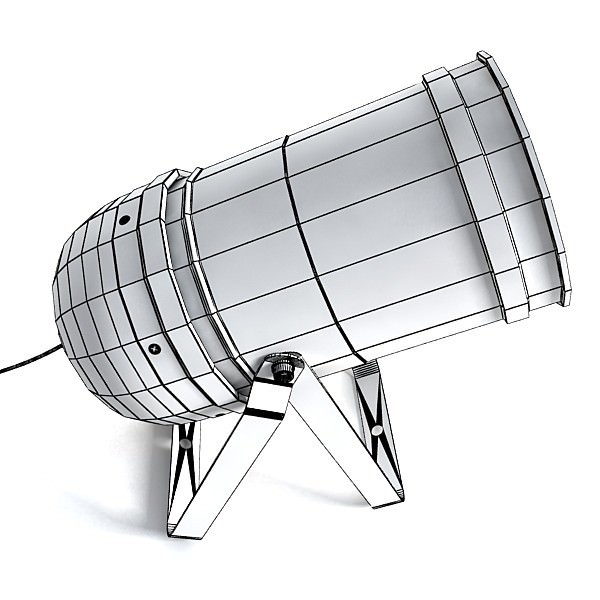 Spotlight Stage Light 05 3D model_9
