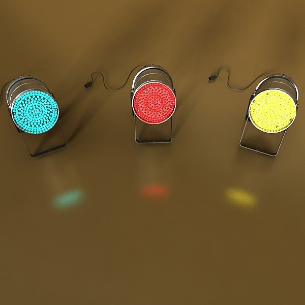 Spotlight Stage Light 05 3D model_6