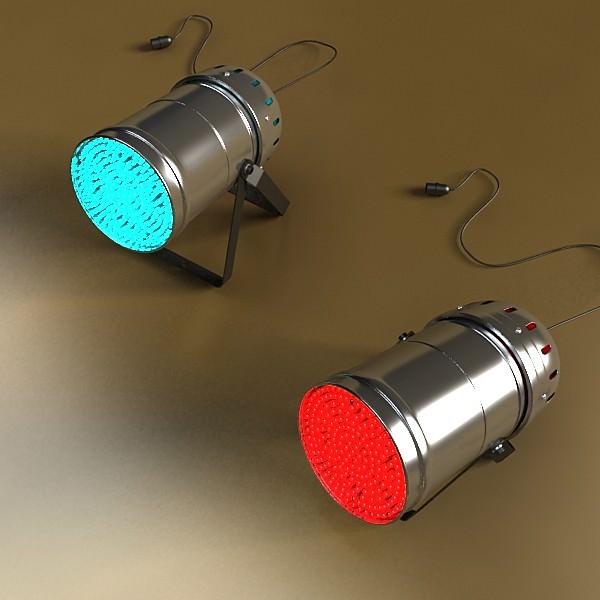 Spotlight Stage Light 05 3D model_7