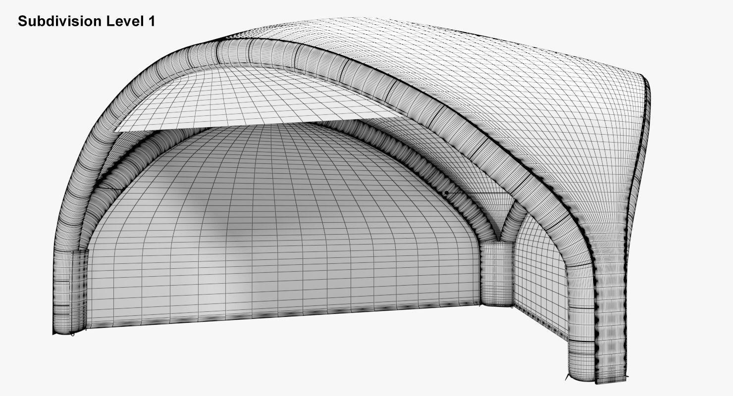 Tents Tripod inflatable Axion 3D model_10