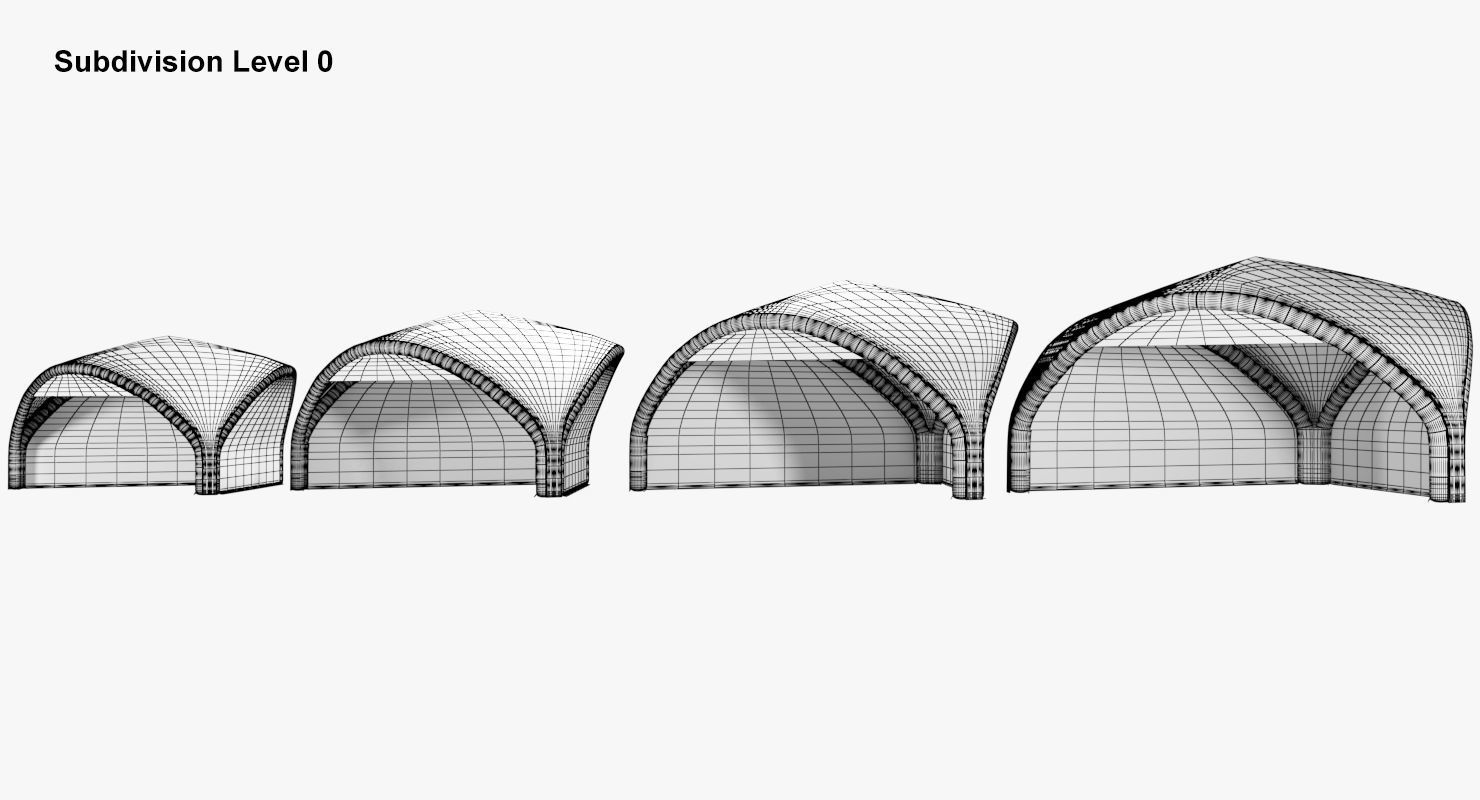 Tents Tripod inflatable Axion 3D model_15