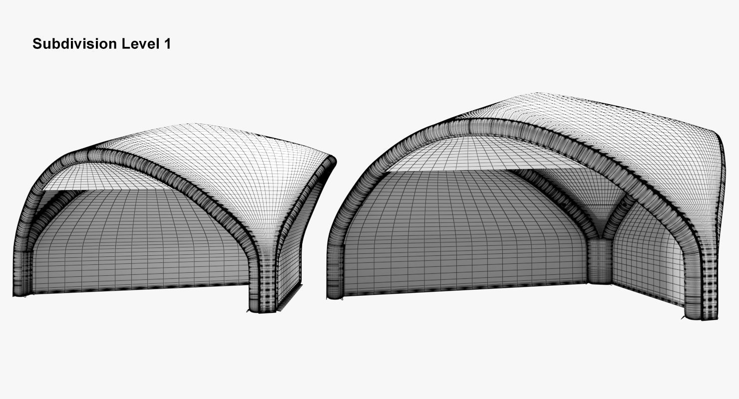 Tents Tripod inflatable Axion 3D model_12