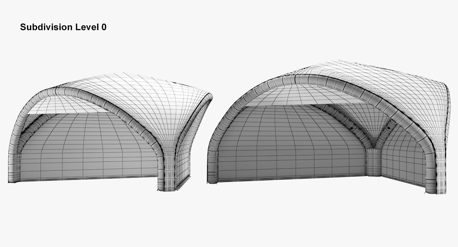 Tents Tripod inflatable Axion 3D model_13
