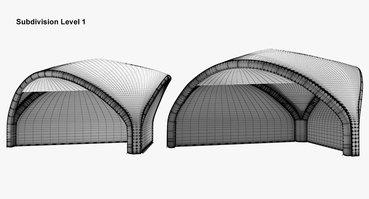 Tents Tripod inflatable Axion 3D model_14