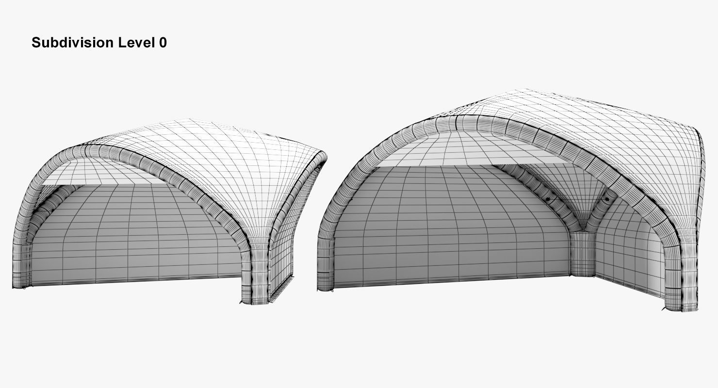 Tents Tripod inflatable Axion 3D model_11