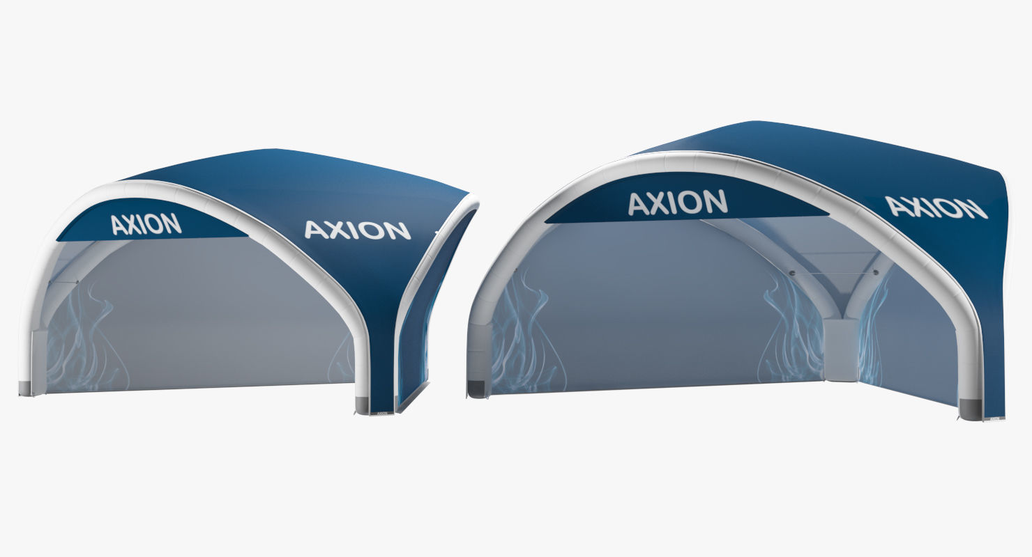 Tents Tripod inflatable Axion 3D model_2