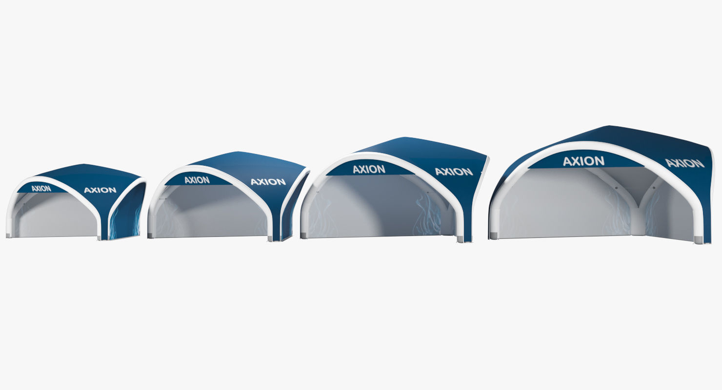 Tents Tripod inflatable Axion 3D model_3