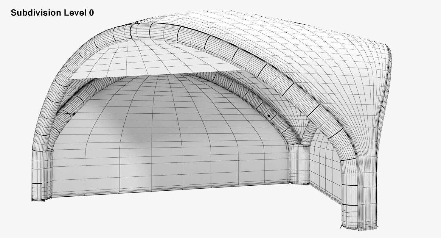 Tents Tripod inflatable Axion 3D model_9