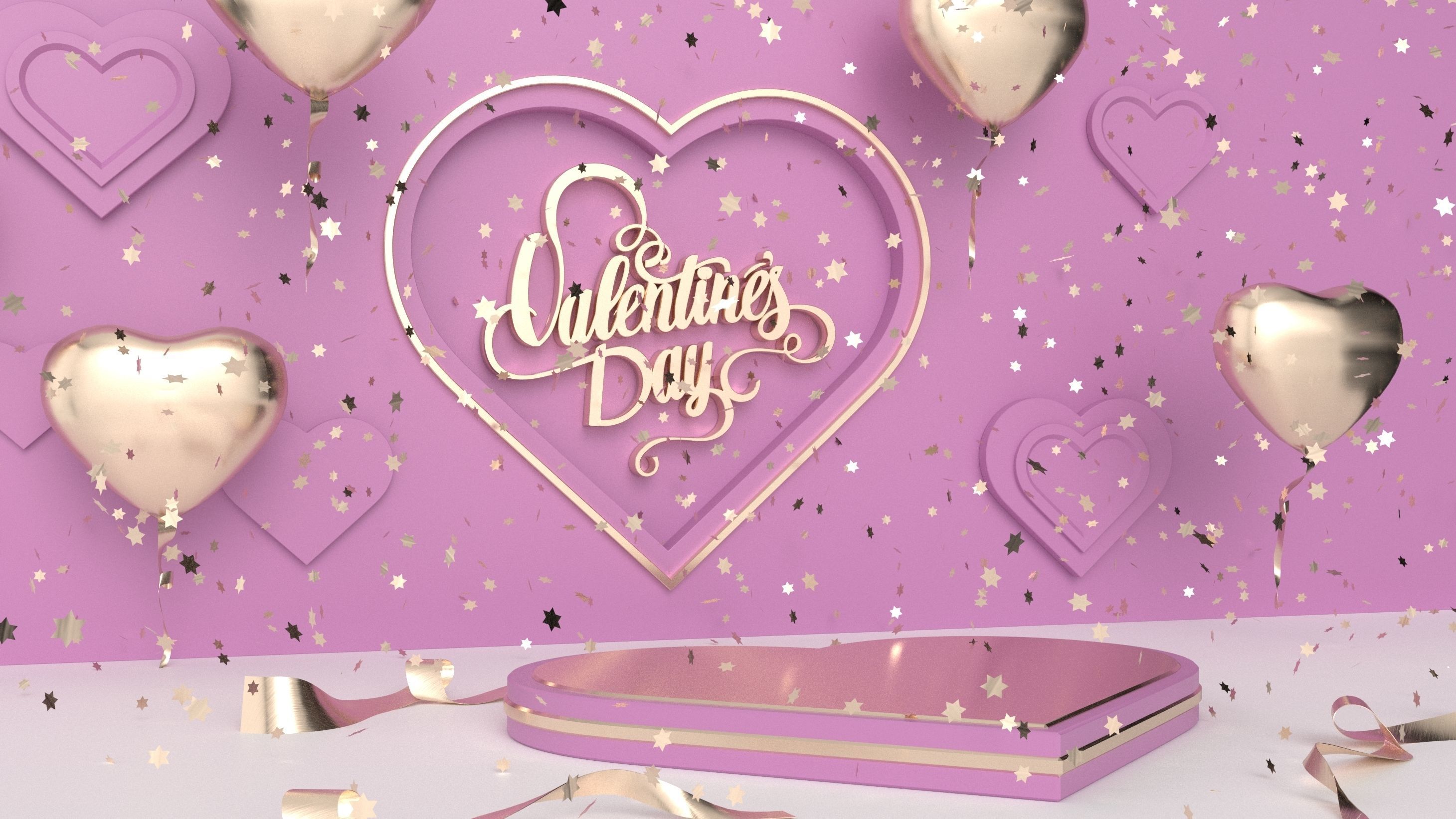 Valentines day  3D model_3