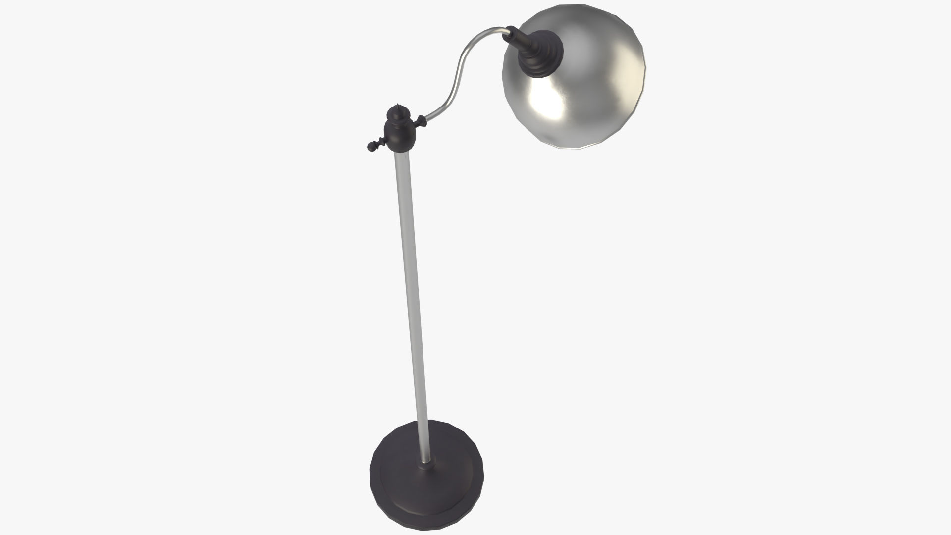 Floor Lamp Low-poly 3D model_1