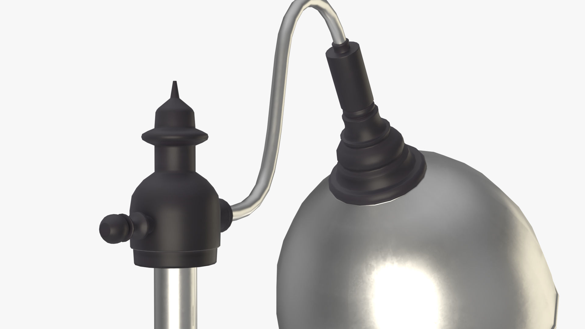 Floor Lamp Low-poly 3D model_4