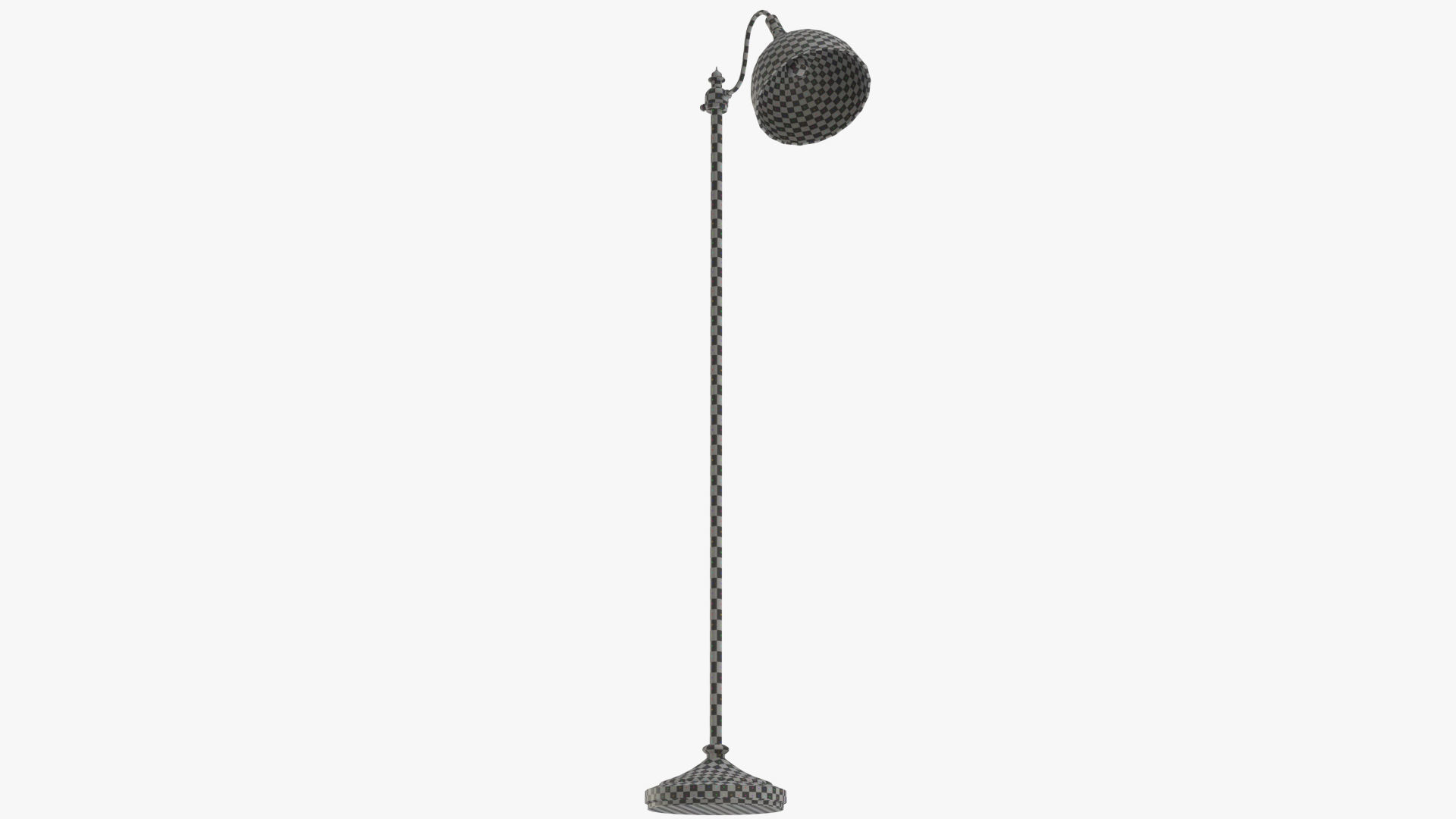 Floor Lamp Low-poly 3D model_6